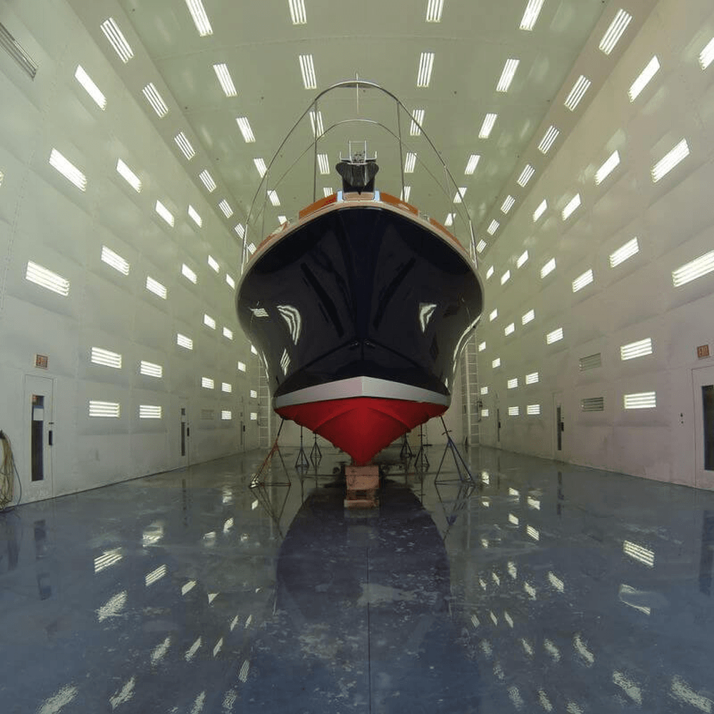 Large Paint Booth Boat Booth